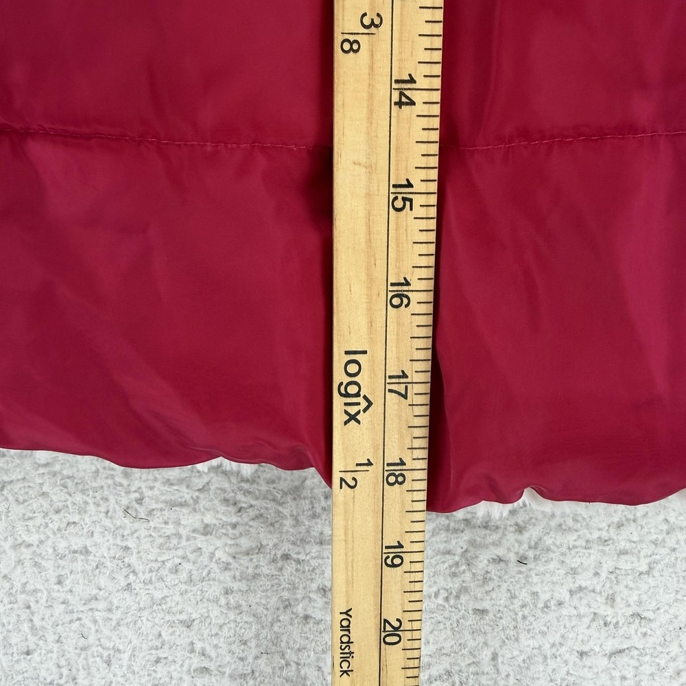 Diesel Coat Toddler 2T Pink Hooded Faux Fur Lined Puffer Parka Zip Pockets - Picture 8 of 10